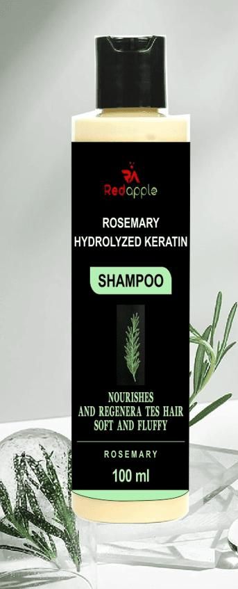 Rosemary Hydrolyzed Keratin Shampoo – Natural Hair Repair & Strengthening Formula (100 ml)